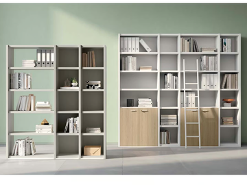 BOOKCASE - Modular office shelving by Quadrifoglio Group - view 2